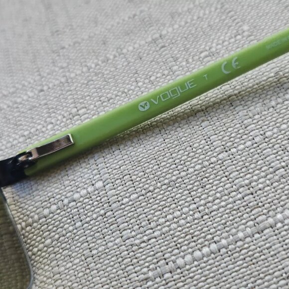 Vogue Men Eyeglasses/Sunglasses Frame Black/Green Tone VO4003 54[]18 140 Half Ri - Picture 11 of 12